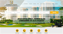 Desktop Screenshot of imobiliaria2000.com.br