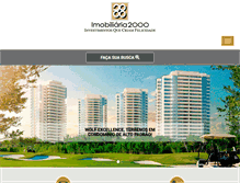 Tablet Screenshot of imobiliaria2000.com.br